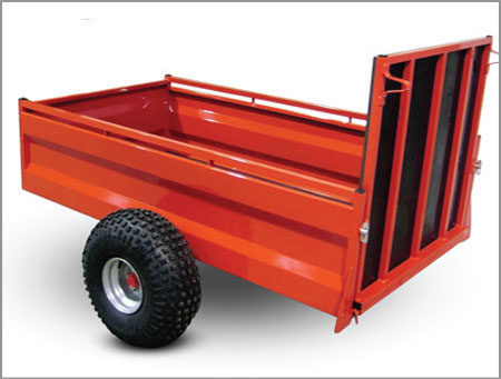 Kubota offers a purpose-built trailer designed for use with the RTV. 